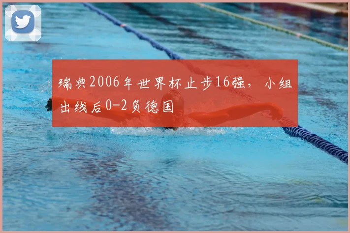 瑞典2006年世界杯止步16强,小组出线后0-2负德国